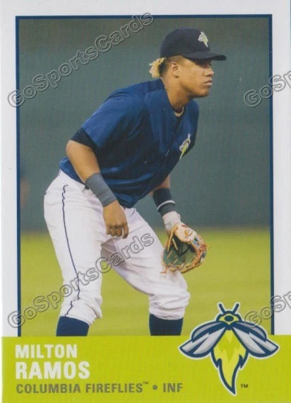 2017 Columbia Fireflies Milton Ramos RC Rookie NY Mets - Image 1 of 1