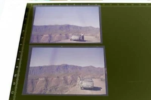 zwei tolle alte Negative - Oldtimer VW mir unbk. Modell - Ausland 60-70er Jahre  - Picture 1 of 1