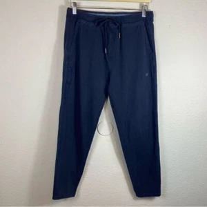 Mack Weldon Medium Navy Ace Sweatpants Drawstring Stretch Soft Tapered - Picture 1 of 10