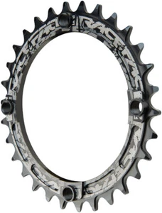 RaceFace Narrow Wide Chainring: 104mm BCD, 32t, Black - Picture 1 of 4