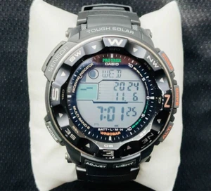 Casio Protrek PRW-2500 CASIO Tough Solar Watch Black w/box From Japan - Picture 1 of 6