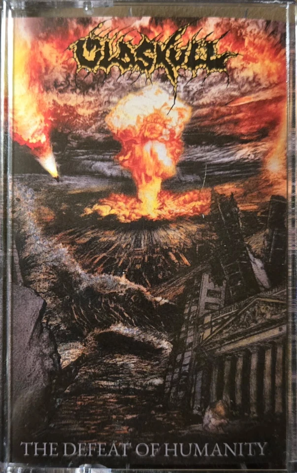 Oldskull - The Defeat Of Humanity(Tape/2023)OSSUARIE MORTIFEROTH SODOM IMPETIGO - Image 1 of 1
