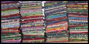 HUGE LOT ASSORTED COTTON FAT QUARTERS (40) 10 yards NO DUPLICATE - Picture 1 of 5