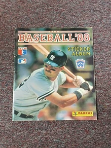 1988 PANINI BASEBALL' 88 MLB STICKER ALBUM, Used With Space - Picture 1 of 5