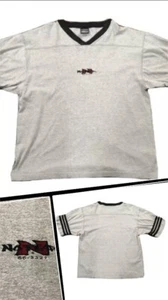 Camiseta De Colección No Fear Hecha en EE. UU. Estilo Jersey Deportivo Manga Rayas Algodón Grande - Imagen 1 de 6