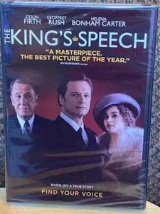 M8 {New Sealed} THE KING'S SPEECH Widescreen 2010 DVD Colin Firth Geoffrey Rush - Picture 1 of 1
