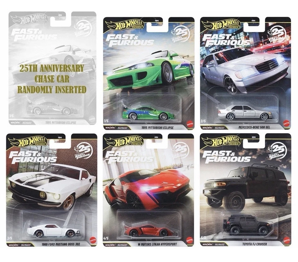 HOT WHEELS PREMIUM FAST&FURIOUS 25TH ANNIVERSARY 2026 FACTORY SEALED CASE READY - Image 1 of 1