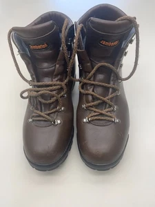 Quality Leather Zamberlan Men's US 9.5 Italian Hand-Made Vibram HikingBoots EX - Bild 1 von 11