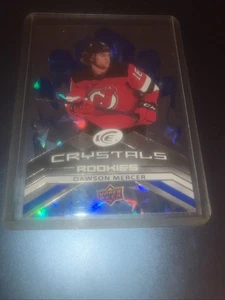 2021-22 Upper Deck Ice Crystals Rookies #IC-64 Dawson Mercer RC - Picture 1 of 2