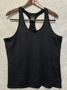 Nike Dri-Fit Trainingstank Damen schwarz Racerback Größe XL - Bild 1 von 15