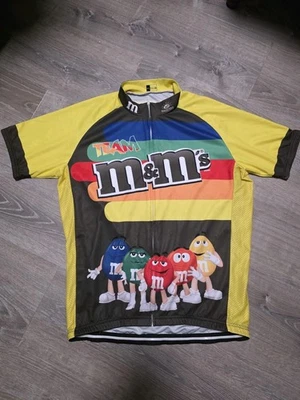 Camiseta de ciclismo Team M&M's manga curta 2XL - Imagem 1 de 2
