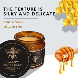 Talgbalsam mit rohem Honig - handgemachte natürliche Feuchtigkeitscreme weiche Haut Tiktok - Bild 1 von 10