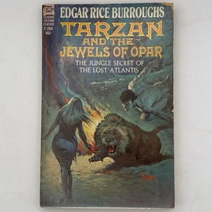 Tarzan and the Jewels of Opar Tarzan #5 E R Burroughs Frazetta Art Ace F-204 PB - Bild 1 von 8