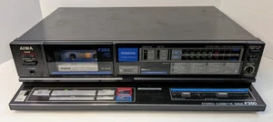 Aiwa AD-F350U Stereo (2 Head) Compact Cassette Tape Deck w/ DX Head - WORKING - Picture 1 of 5