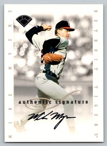 Mike Myers Tigers Red Sox 1996 Leaf Signature Series Autograph - Picture 1 of 2