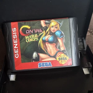Sega Genesis Contra Hard Corps CIB Konami 1994 RARE -Russian Copy ��- SIEHE BILDER - Bild 1 von 17