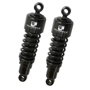 Amortiguadores Traseros Progressive Serie 412 Moto Negro 12.5" (412-4071B) - Imagen 1 de 2
