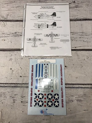 Calcomanía 1/48 SuperScale 48-457 Pre-WWII F4F-3 Wildcats VF-41, 72 líderes de sección Y Foto 1 de 4