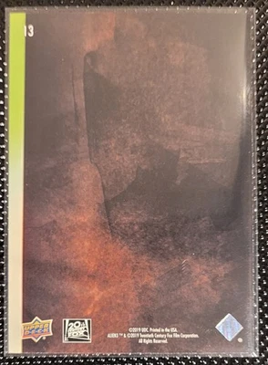Upper Deck Alien 3 Puzzle Back Variant Base Card #13 - Image 1 of 2