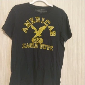 American Eagle Outfitter Pre-owned Shirt Size Medium Black Yellow - Picture 1 of 3