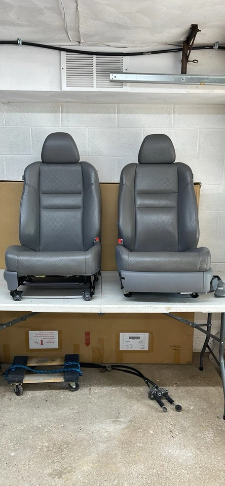 2004 2008 ACURA TSX передние кожаные сиденья пара слева и справа с SRS - Изображение 1 из 4