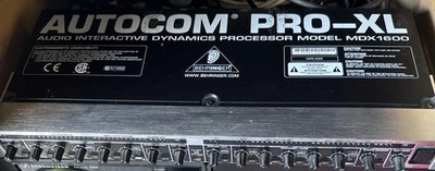 BEHRINGER AUTOCOM PRO-XL MDX 1600 AUDIO INTERACTIVE DYNAMICS PROCESSOR - Image 1 of 4