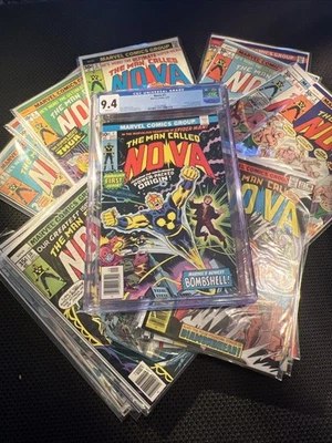 Nova #1 CGC 9,4 casi nuevo primera aplicación. GINGER JAYE Marvel Y números #2-9, 12-22 (sin clasificar) Foto 1 de 4