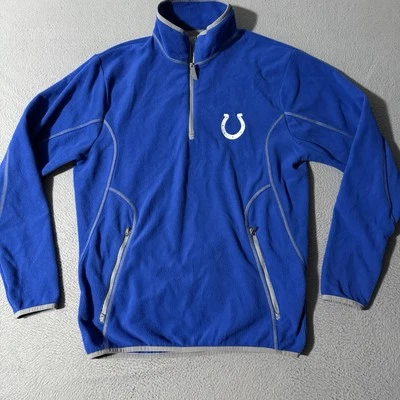 Indianapolis Colts 1/2 Zip Jacket by Antigua Men's Size Medium - Image 1 of 4