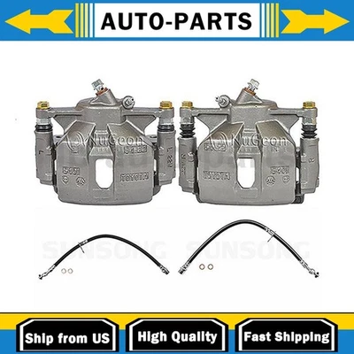 Pinza delantera de línea de freno para Toyota Corolla 1,6 L 1,8 L Geo Prizm 1,8 L 1,6 L Foto 1 de 4