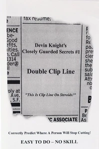 Closely Guarded Secrets #1: Doble Clip Line de Devin Knight Magic Trick - Imagen 1 de 3