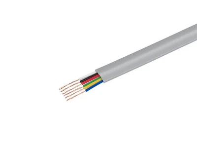 Monoprice RJ12 6 Conductor Modular Bulk Cable, 28AWG, Stranded, Flat, Sliver, - Image 1 of 4