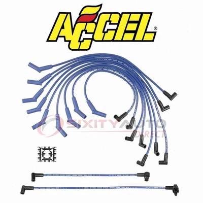 ACCEL Spark Plug Wire Set for 1983-1996 Ford F-150 5.0L 5.8L V8 - Ignition um - Imagem 1 de 4