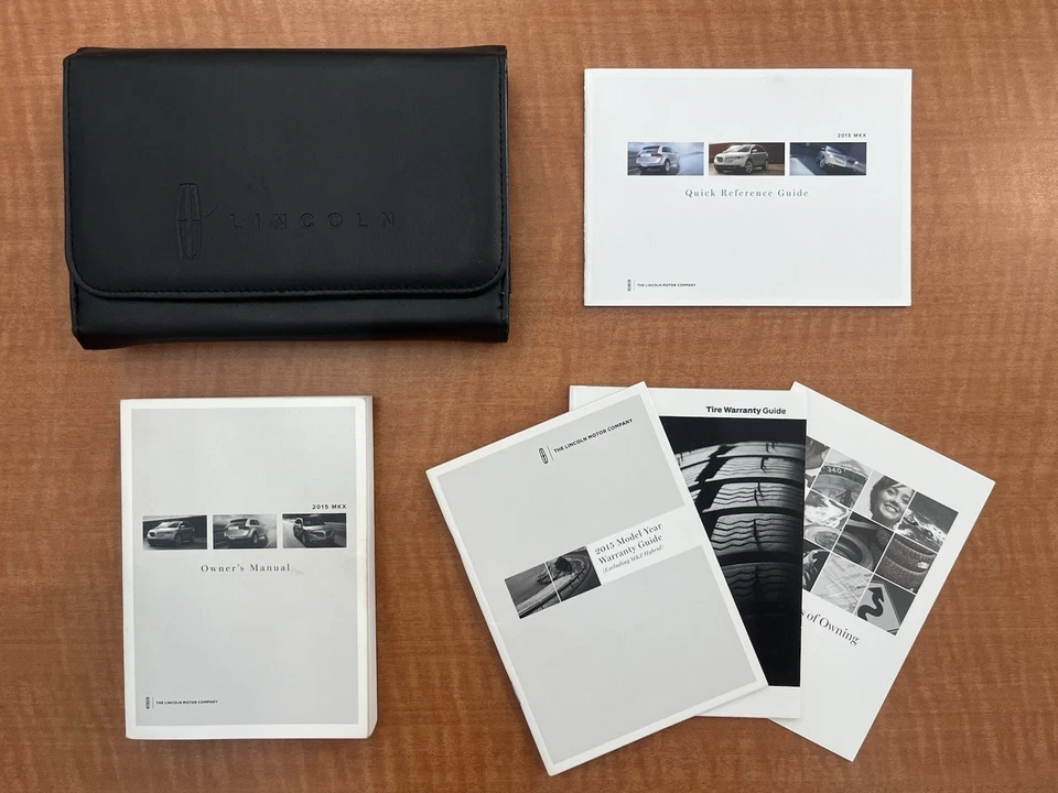 Lincoln MKX 2015 manual del propietario con libro de garantía y guía de servicio y estuche Foto 1 de 1