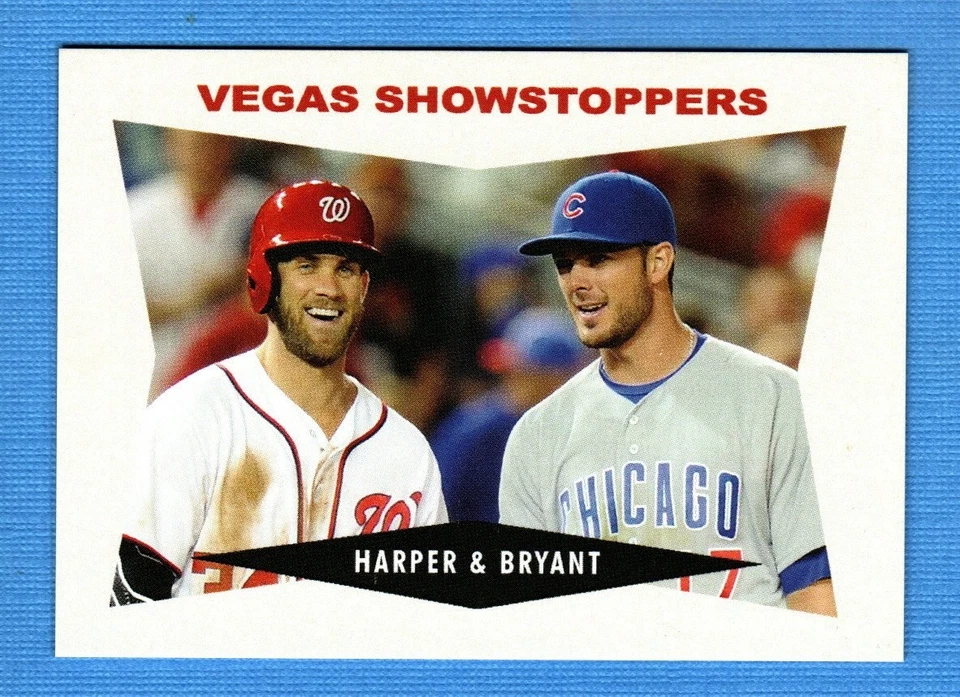2018 Topps Throwback Thursday #175 Bryce Harper/Kris Bryant Nationals/Cubs 1029 - Image 1 of 1