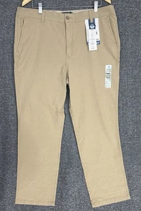 Pantalones chinos Dockers Ultimate para hombre 38x32 calce recto caqui ligeros elásticos - Imagen 1 de 16