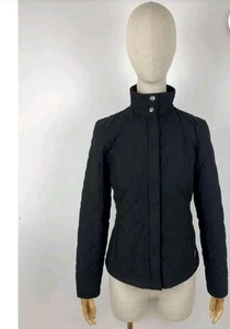 Ralph Lauren Steppjacke Damen Größe M schwarz durchgehender Knopf und Reißverschluss - Bild 1 von 11
