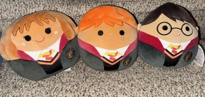 Harry Potter Squishmallow 8 Zoll 3er Set Harry Ron Hermine Neu mit Etikett 2024 - Bild 1 von 7