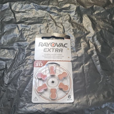 Hearing Aid Batteries Rayovac Extra pack of 6 - Image 1 of 4