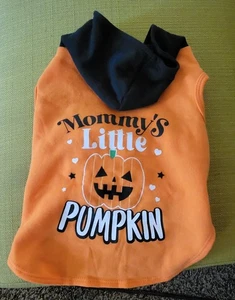 Vibrant Life Mommy's Little Pumpkin Halloween Dog Hoodie size S - Picture 1 of 3