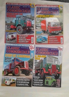 Classic & Vintage Commercials Magazines x 4 March & April 2010, March & Dec 2012 - Image 1 of 2