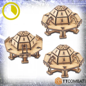 SFX075 TTCombat - Sci-Fi X - SPHERE CONTAINERS (Terrain, Gelände, Battletech) - Picture 1 of 6