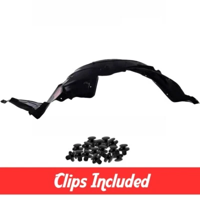 Front Passenger Side Fender Liner w/ Clips For 2008-2012 Honda Accord Sedan Foto 1 de 4