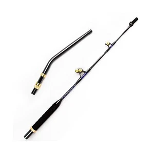 Bent Butt Fishing Rod, Deep Sea Fishing Pole with Swivel Tip for Saltwater an... - Picture 1 of 6