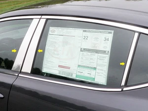 Stainless Chrome Pillar Posts 6PCS QAA Window Trim FOR Kia Optima 2011-2015 - Picture 1 of 4