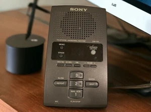 Répondeur téléphonique numérique Sony TAM-100 gris avec 3 boîtes aux lettres sans cordon - Photo 1/6