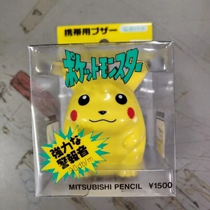 Pokemon Pikachu Mitsubishi Alarma Personal Mini Tomy Figura de Acción Lápiz - Imagen 1 de 4