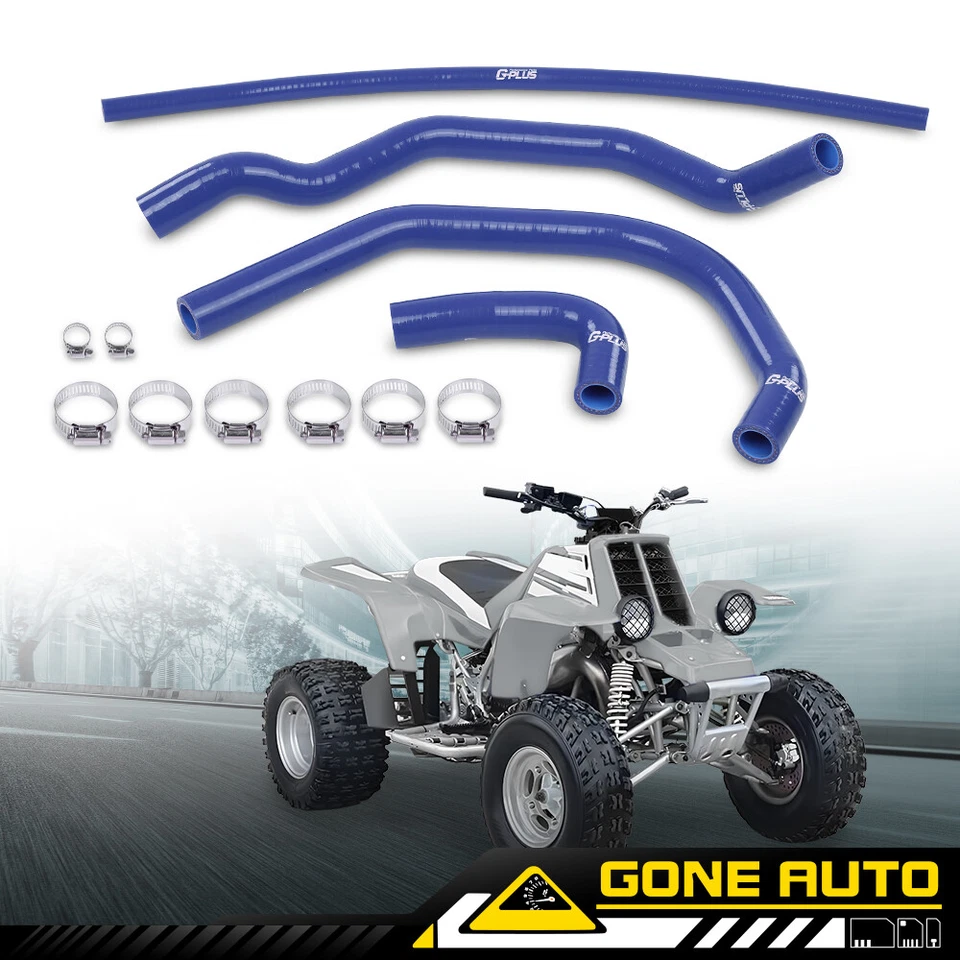 Fit For 1987-2006 Yamaha YFZ350 Banshee Silicone Radiator Hoses Kit Blue New Foto 1 de 4