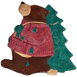 ST.NICHOLAS SQUARE "WINTER FRIENDS" SERVING PLATTER New with box - Picture 1 of 1