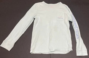 Girl's Vineyard Vines Mint Green Whale Top Size M 10-12 EUC - Picture 1 of 5