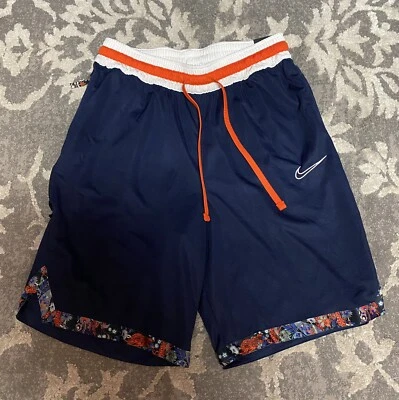 Nike DNA Global Exploration Dragon Floral Blue Shorts Mens Sz Medium BV9446-420 - Image 1 of 4